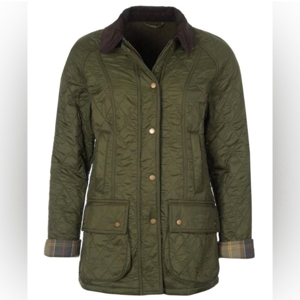 Barbour women’s Beadnell Polarquilt Jacket Size 4